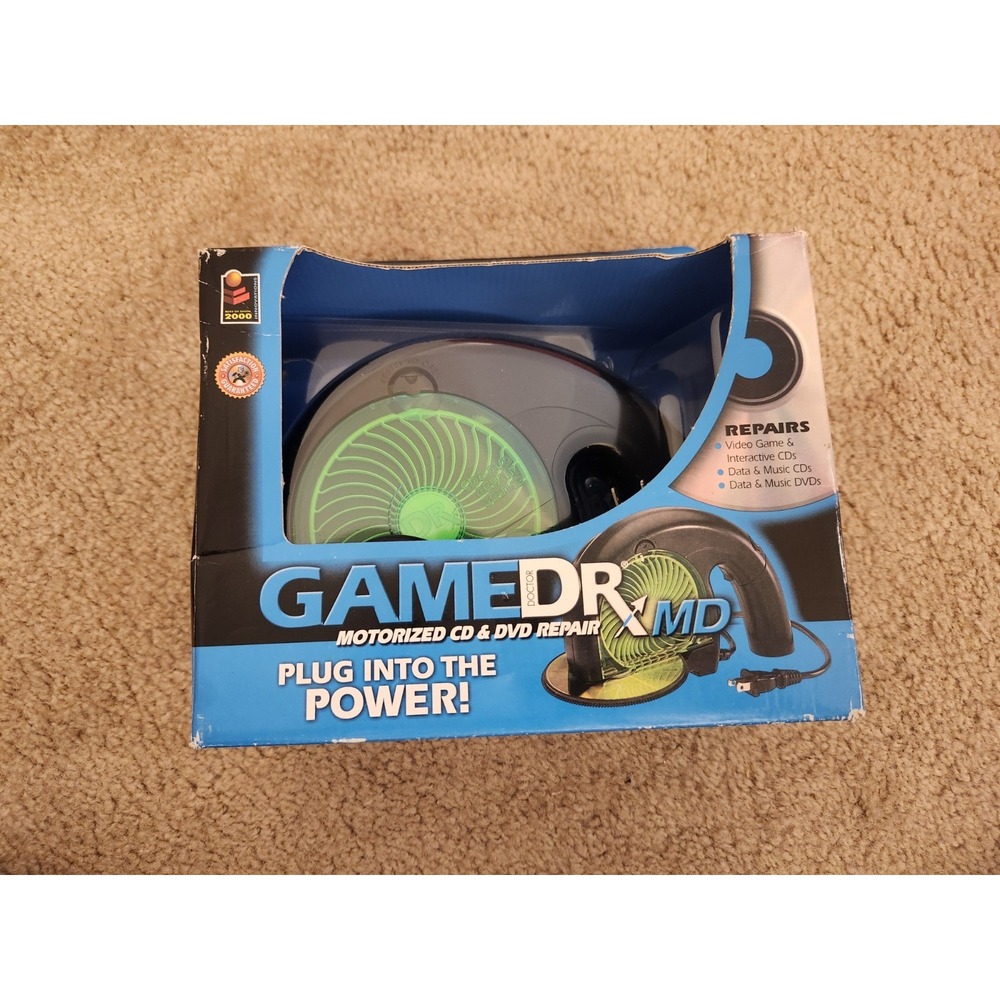 Game Doctor CD & DVD Repair Device for Video Games Music Data Repair Sealed